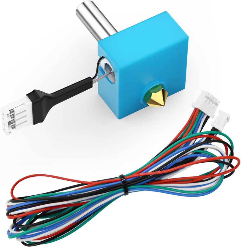 HEPHI3D Hotend Kit for Tina2BasicV9 Tina2S V10 3D Printers, Hotend Nozzle Assembly Kits with 10P Cable - Image 1